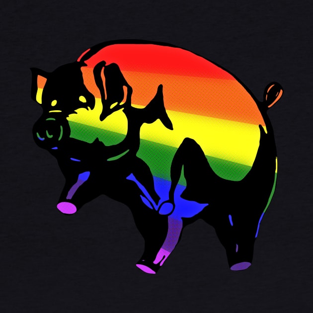 Rainbow Pig by Harley Warren